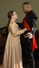 Production pic of Othello and Desdemona