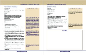 Two pages of menu PDF