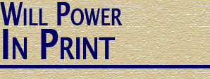Will Power: In Print